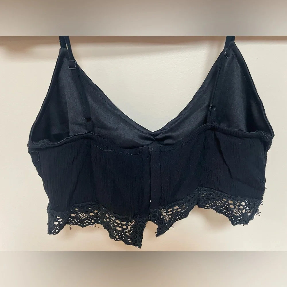 Pac Sun L.A. Hearts Brand black crop top/bralette. Size small. - Picture 4 of 6